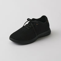 【ルムトン クラシック2 BLACK BLACK】履き心地のよい 軽い メリノウール スニーカー