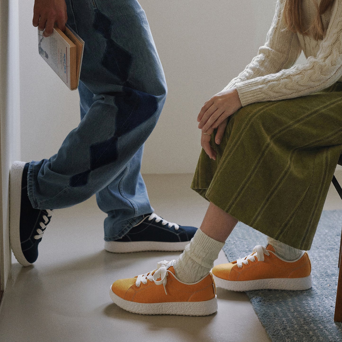 【ルムトン バディ】履き心地のよい 軽い メリノウール スニーカー