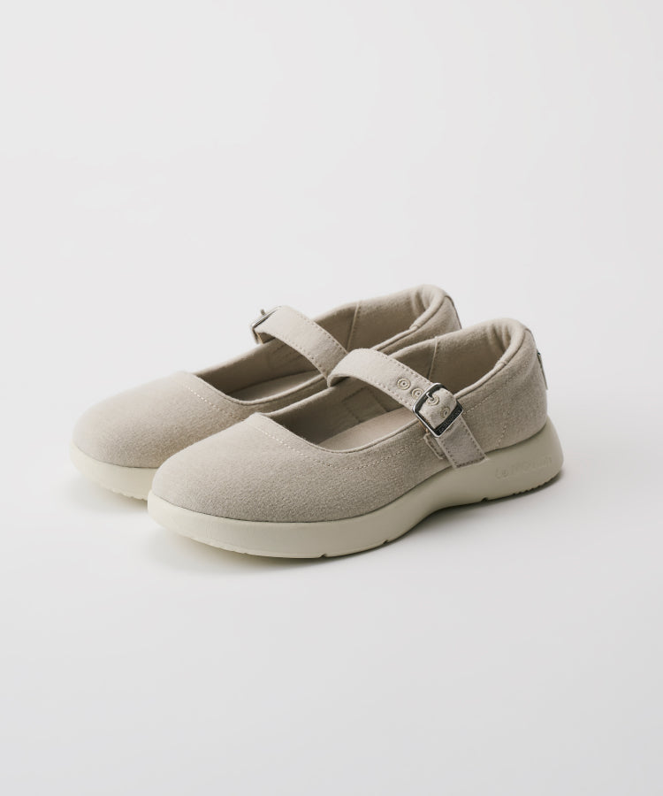 【ルムトン レッツ IVORY】履き心地のよい 軽い メリノウール スニーカー