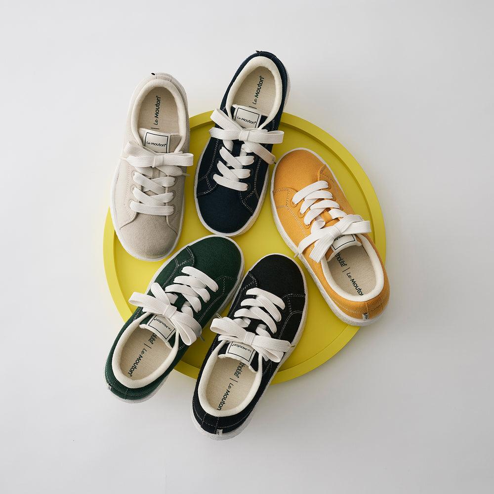 【ルムトン バディ】履き心地のよい 軽い メリノウール スニーカー