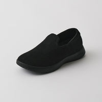 【ルムトン スタイル2 BLACK BLACK】履き心地のよい 軽い メリノウール スリッポン