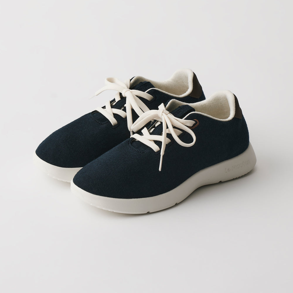 【ルムトン クラシック2 DARK NAVY】履き心地のよい 軽い メリノウール スニーカー