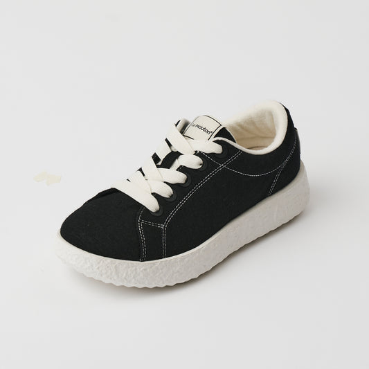 【ルムトン バディ BLACK】履き心地のよい 軽い メリノウール スニーカー