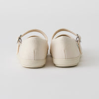 【ルムトン スイート CREAM】履き心地のよい 軽い メリノウール フラットシューズ