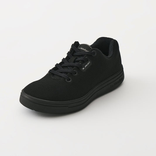 【ルムトン フォレスト BLACK BLACK】履き心地のよい 軽い メリノウール スニーカー