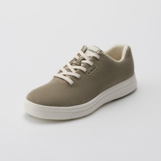 【ルムトン フォレスト KHAKI GRAY】履き心地のよい 軽い メリノウール スニーカー