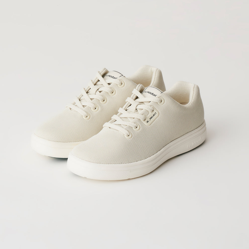 【ルムトン フォレスト NATURAL BEIGE】履き心地のよい 軽い メリノウール スニーカー