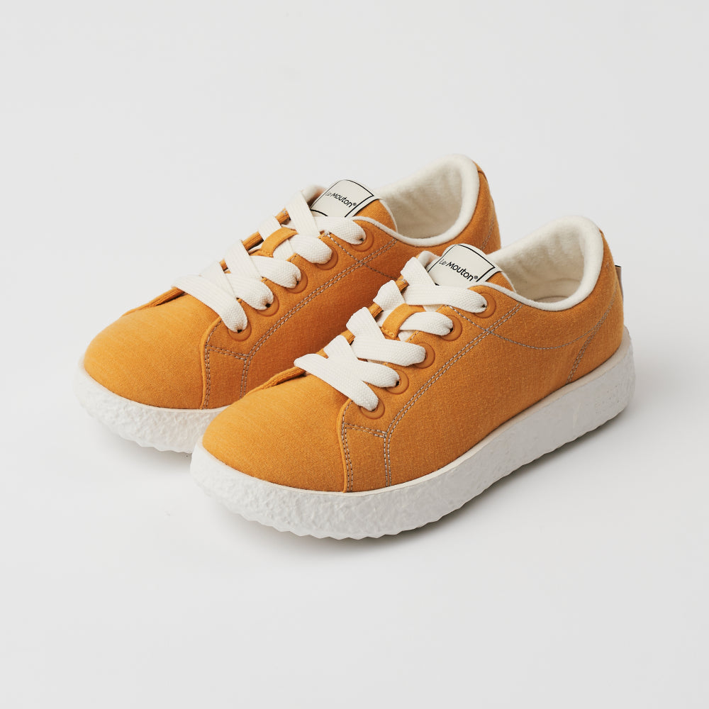 【ルムトン バディ YELLOW】履き心地のよい 軽い メリノウール スニーカー