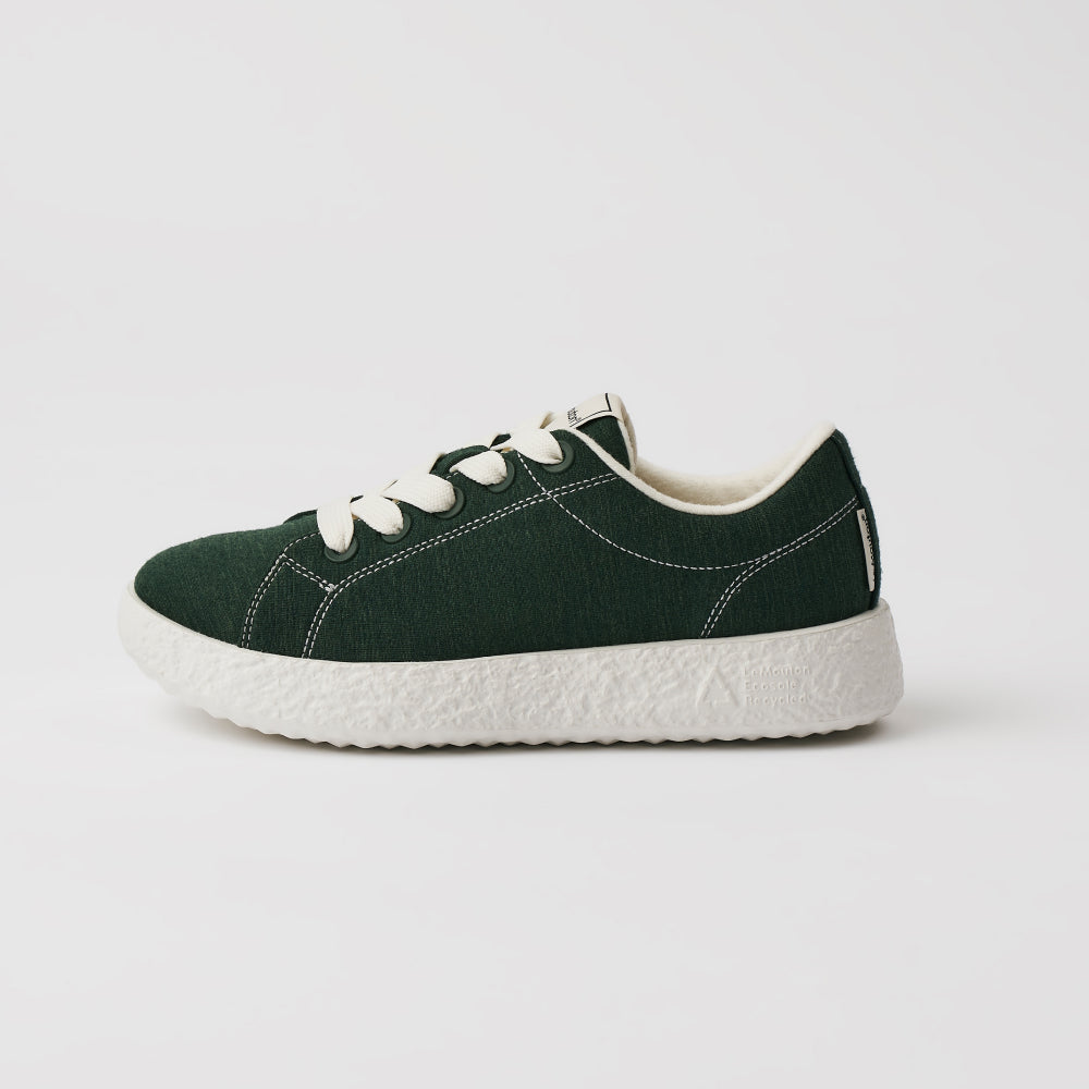 【ルムトン バディ DARK GREEN】履き心地のよい 軽い メリノウール スニーカー