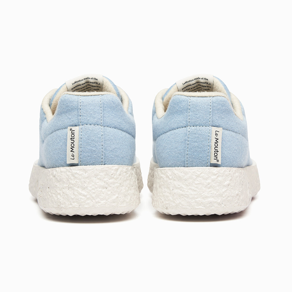 【ルムトン メイト LIGHT BLUE】履き心地のよい 軽い メリノウール スニーカー