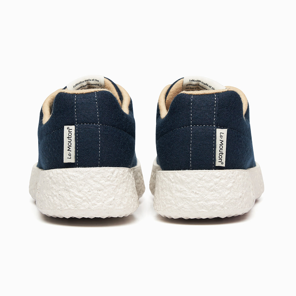 【ルムトン メイト DARK NAVY】履き心地のよい 軽い メリノウール スニーカー