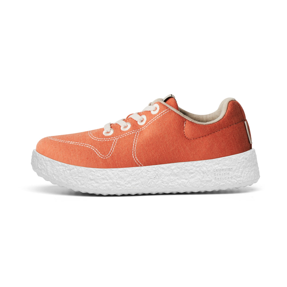 【ルムトン メイト ORANGE】履き心地のよい 軽い メリノウール スニーカー