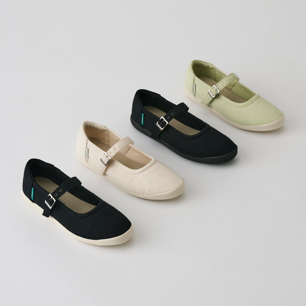 LeMouton ルムトン】履き心地のよいメリノウールフラットシューズ
