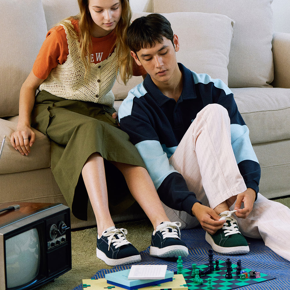 【ルムトン バディ】履き心地のよい 軽い メリノウール スニーカー