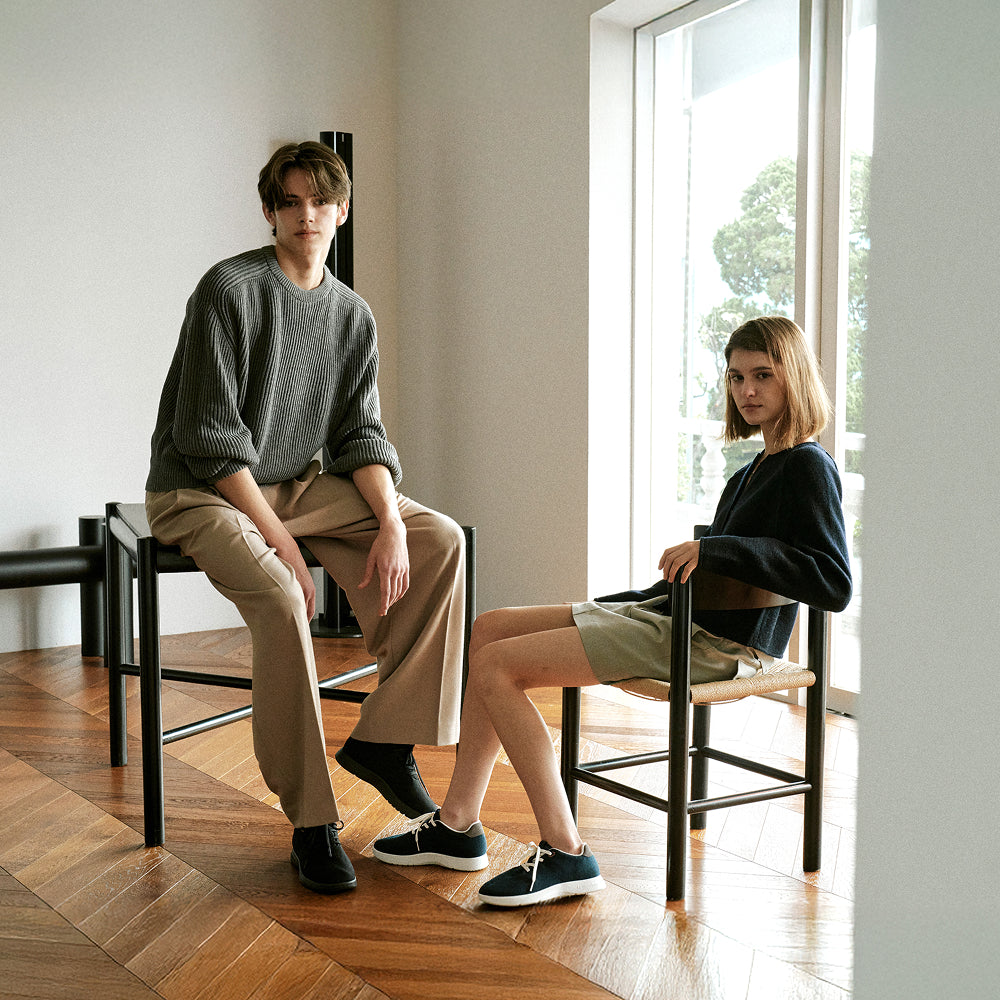 【ルムトン クラシック2】履き心地のよい 軽い メリノウール スニーカー