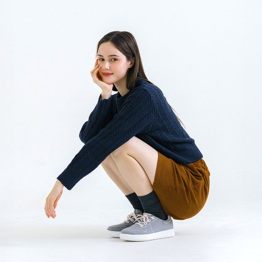 【ルムトン メイト】履き心地のよい 軽い メリノウール スニーカー