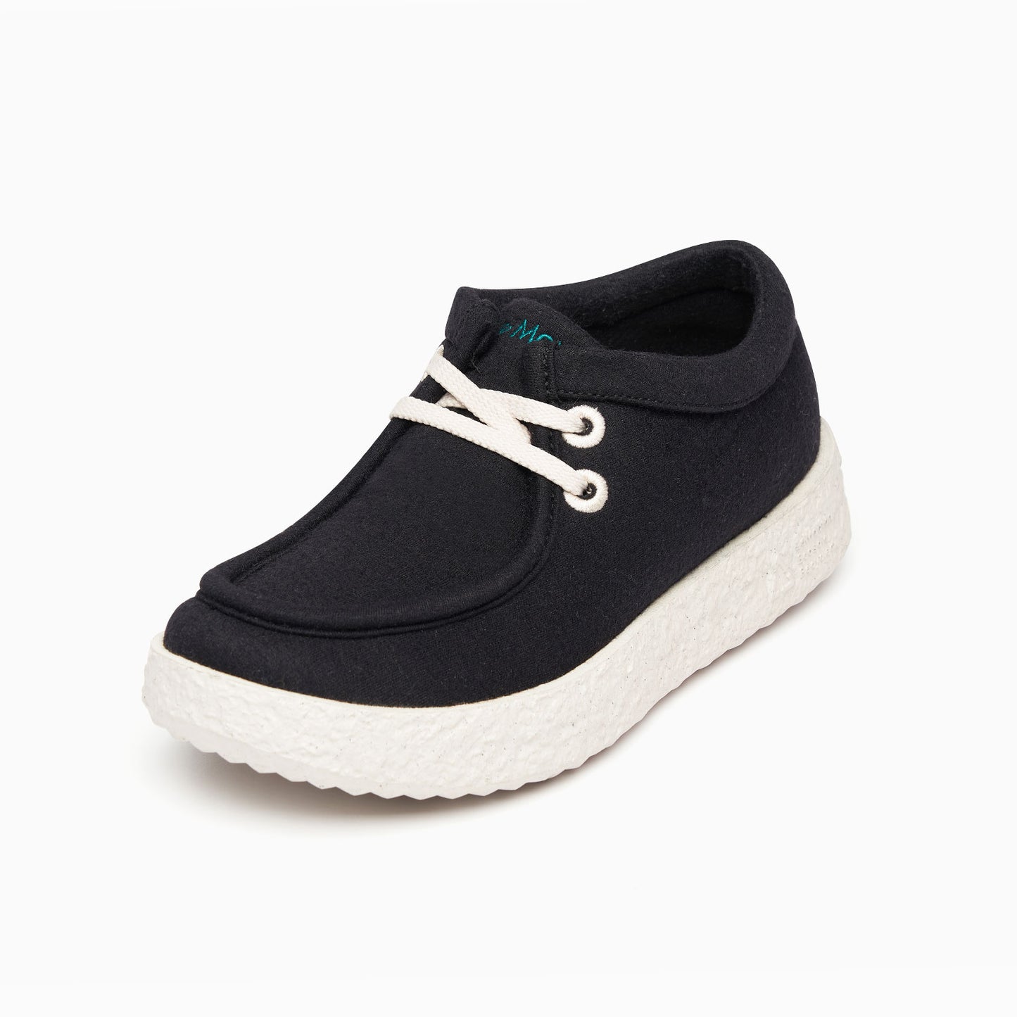 【ルムトン ワラビー BLACK】履き心地のよい 軽い メリノウール スニーカー