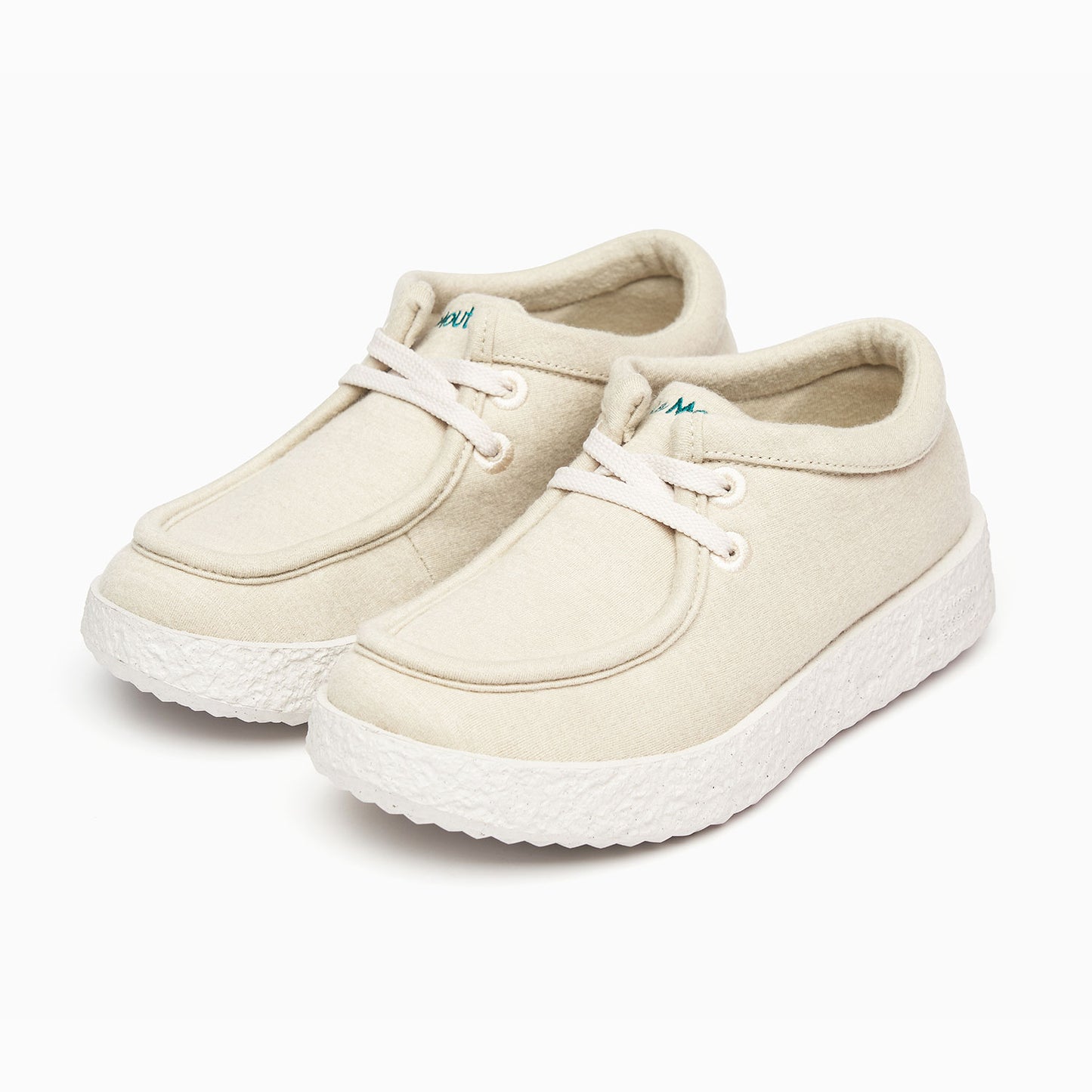 【ルムトン ワラビー IVORY】履き心地のよい 軽い メリノウール スニーカー